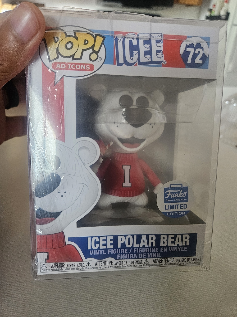 Funko Icee Polar Bear Vinyl Figure - White, Red